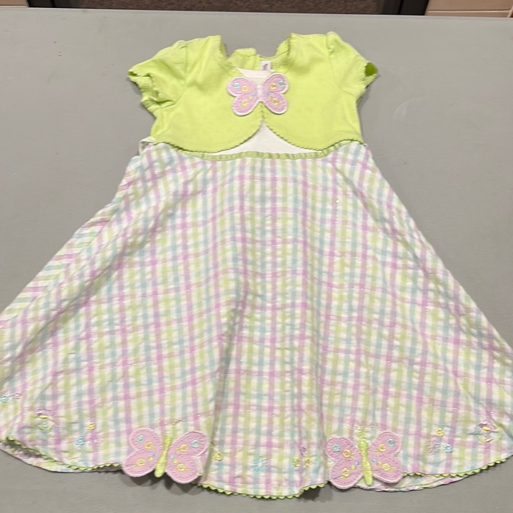 Youngland Pastel Butterfly Dress